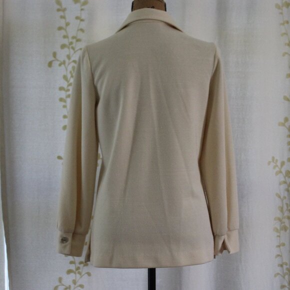 Vintage Graff Californiawear Butter Yellow Pant Button Shirt Suit Set Women's S - Picture 2 of 13